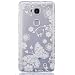 Produktbild Huawei Honor 5X Hülle [Mit gehärtetem Glas-Bildschirmschutz], Grandoin (TM) modische flexible schöne Zeichnung aufgedruckte Muster-stoßabfangende-Gehäuse-Hülle, ausgezeichneter weicher Qualitäts-Silikon-Gummi Extra ultra dünnes buntes TPU Design-schützende Rückseiten-Abdeckungs-Hülle Ideal passend für Huawei Honor 5X