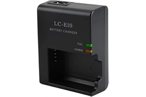 UNIKEEN LC-E10 Battery Charger LC-E10C LC-E10 LC-E10E Charger Compatible with Canon EOS Rebel T7 T6 T5 T3 T100 4000D 3000D 2000D 1500D 1300D 1200D 1100D Kiss X50 X70 X80 X90 Cameras