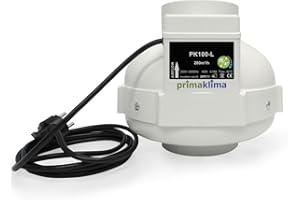 Prima Klima Extracteur d'air 280 m3/h - 1 Vitesse - diamètre 100mm