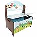 Fantasy Fields by Teamson Enchanted Woodland Childrens Wooden Toy Box Tidy Storage Bench Seat TD-11734A