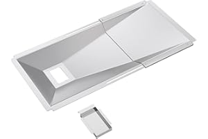 BMMXBI Verstellbare Grillfettwanne mit Auffangwanne für Nexgrill Ersatzteile 4 Brenner, Grill Abtropfschale für 720-0830H 720-0882A Zubehör Universal Abtropfschale für 3/4/5 Brenner Gasgrill Teile