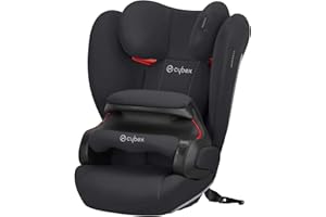 CYBEX Silver Seggiolino auto per bambini Pallas B-Fix, Per auto con e senza ISOFIX, Gruppo 1/2/3 (9-36 kg), Da 9 mesi ca. a 12 anni, Volcano Black