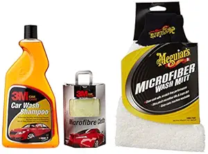 3M Combo of Shampoo (1 L), Water Magnet and Wash Mitt