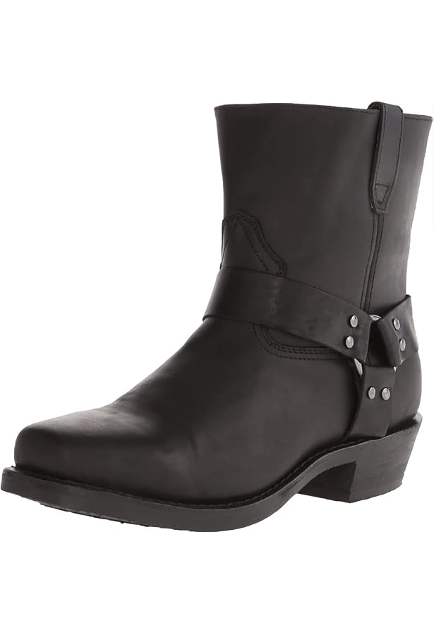 Bottes Cowboy Homme – Talon Cubain, Style Western – Noir Taille 41.5 EU