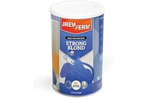 Brewferm - Kit de bière Strong Blond - Kit Biere a Faire soi Meme - 9 litres - Bière dorée à la saveur Douce, mais au caractère Ardent