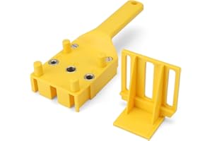 Guida per Foratura Perforazione, JANDH Localizzatore del Centro per Legno, Guida di Perforazione con Deflettori Paralleli, Spine Legno Guida per Utensili di Perforazione Manuali ed Elettrici