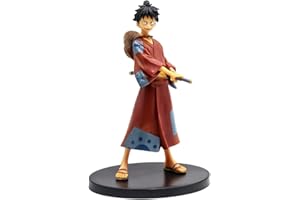 Ksopsdey Anime One Piece Figure ，One Piece – Anime Heroes Figur 17 cm ，Character Standing Statue, One Piece Spielzeug Fans Gift Set， Action Figure PVC Kollektion Spielzeug