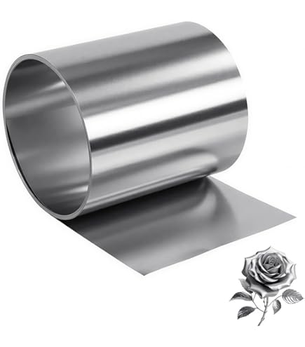 Roestvrij stalen platen, 0,2 x 1000 x 200 mm, rolblad, roestvrij stalen Roestvrij stalen platen, 0,2 x 1000 x 200 mm, rolblad, roestvrij stalen