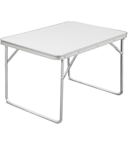 SONLEX Campingtisch Faltbar - 80x60x70 Cm, Klappbar, Nur 3 Kg, Mit Tragegriff, Für Garten & Outdoor