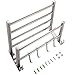 Produktbild Handtuch Rack Shelf Incorporated Pylon Edelstahl Küche Badezimmer 2 Layer Hook Up , 80cm