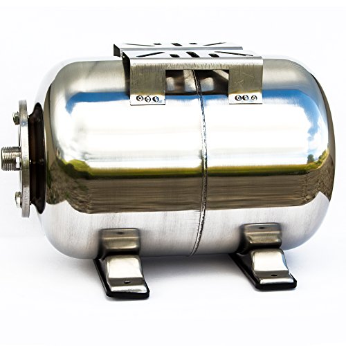 AWM Hauswasserwerk Druckkessel Membrankessel Edelstahl Ausdehnungsgefäß Druckbehälter, 24 L, AM-HWW-E24 - 2