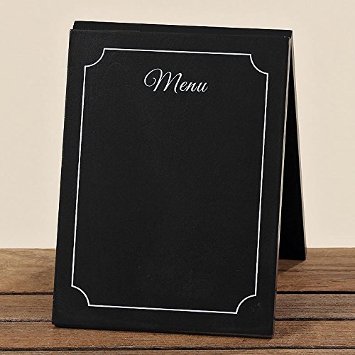 3 Stück Menutafel Tischtafel Kreidetafel Aufsteller zur Beschriftung beidseitig 20 cm x 15 cm Menu Tafel
