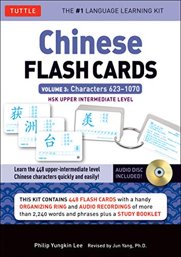 Chinese Flash Cards: Characters 623-1070: HSK Upper Intermediate Level livre