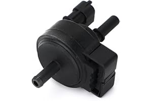 Caliwill Petrol Evaporation Solenoid Breather Valve, 55566514, Aluminum, Metal, 2 Ports, 1/2 in, Vauxhall Replacement
