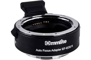 Commlite CM-EF-EOS R Electronic Auto-Focus Lens Mount Adapter-Canon EF/EF-S Lens to Canon EOS R RF-Mount Full-frame Camera Body Adapter