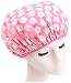 Japanese Syyle Double Layer Adult Waterproof Bath Shower Cap Bathing Cap Red RS.1772.00