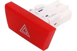 BEDIFFER Przełącznik Ostrzegawczy świateł Awaryjnych, 6490 NG, 6490NG, 6554 KW, 6554KW, Przycisk Przełącznika świateł Awaryjnych Plastik ABS Wymiana Przełącznika Ostrzegawczego świateł Awaryjnych dla 1