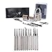 Produktbild Takit LCK - 15-teiliges Lockpicking-Set mit 2 transparenten Vorhängeschlössern zum Üben / Trainieren – Dietrich-Set mit Tragetasche aus Leder - Ebook Anleitung