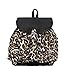 Vogue Tree Canvas Brown Animal Print Backpack Handbag RS.699.00