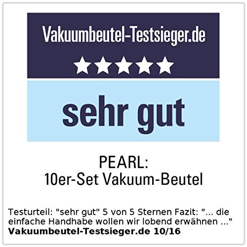 PEARL 10er-Set Vakuum-Beutel zum Einrollen, Größe 40 x 60 cm - 4