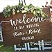 Produktbild Olivialulu Hochzeit Willkommensschild Aufkleber Antik Holz Hochzeit Dekoration Aufkleber personalisierte Vinyl Aufkleber S701 40 * 79Cm anpassbar