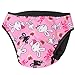Produktbild CDKJ Hund Stoffwindeln Hundebekleidung Rosa Katze Kaninchen L TaschentücherHündin Menstruationszyklus Periode Sicherheit Hose Pulver Kaninchen L 1 Stück