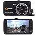 Produktbild Proze Dashcam 4.0 Autokamera Dual Lens Kamera 1080p Full HD DVR mit 170° Grad Weitwinkel G Sensor Nachtsicht Loop-Aufnahme Bewegungserkennung Parküberwachung Rückfahrkamera