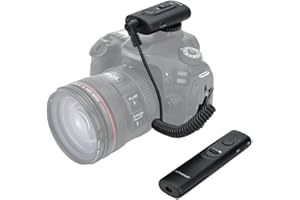 PROfezzion 165ft Télécommande sans Fil Déclencheur à Distance pour Canon EOS R8 R7 R10 R100 R50V R RP R6 R6 Mark II III 2000D 1300D 850D 800D 760D 750D 700D 650D 250D 200D 90D 80D 70D 60D 77D Caméra