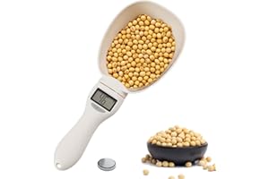 KAILISI Digital Measuring Spoon, 2024 Neuestes Gigitaler Messlöffel Löffelwaage, Feinwaage Messlöffel mit Griff und Bildschirm für Gewürze, Vertrieb von Tierfutter (1)