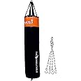 USI UNIVERSAL THE UNBEATABLE Punching Bag, Boxing Bag, 626N Crusher Nylon Filled Boxing Bag For Boxing Martial Art Kickboxing Training, Nylon Material, Long Hanging Straps, Dia 33cm(Length 120cm)