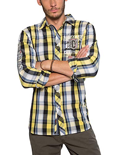 Camp David Herren Karohemd Muscle Fit