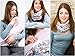 Mania Breastfeeding scarf "Romance" with small pocket for nursing pads in size L/XL
