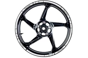 SUPER FABRIQUE Zestaw odblaskowych felg Triumph do montażu na drodze Twojego motocykla dla lepszej widoczności (szary)