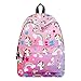 Produktbild Reiserucksack 3D Unicorn Print Rucksack Kinder College School Bag für Jungen Mädchen Studenten (Rosa)