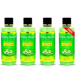 Sindhu Herbals Hairfall Rescue Aloe Vera Shampoos For Long & Strong Hair Aloe Vera Shampoo (Pack of 4)