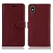 Produktbild iphone X/XS Leather Case, NewTH mit [3 Kartenfach] [Magnetverschluss] [Aufstellfunktion] Cover for Apple iphone X/XS (Braun)
