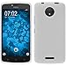 Price comparison product image PhoneNatic Silicone Case compatible with Lenovo Moto C - matt white Cover + protective foils