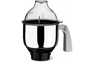 Preethi MGA 513 Mitigeur Bocal pour Eco Twin, ECO Plus/Chef Pro et feuilles Bleu, 1.50-liter, Argent