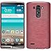 Produktbild PhoneNatic LG G3 Hülle Silikon rosa brushed Case G3 Tasche + 2 Schutzfolien
