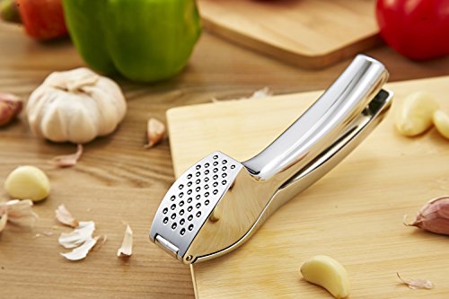 Keenest Knoblauchschneider Garlic Press häuslicher Knoblauch Crusher praktischer Küchenhelfer mit langer Verwendungsdauer für besseres Familienleben - 5