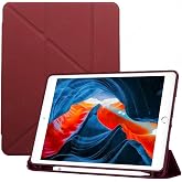 UnDePlus Samsung Galaxy Tab S10 Lite FE/S10/S9 FE/S9 ile uyumlu Kılıf Kalem B&ouml;lmeli Trifolding Case(12.4in&ccedil; Değildir) M&uuml;rd&uuml;m