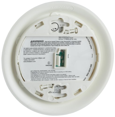First Alert SA303CN3 Battery Powered Smoke Alarm with Silence Button