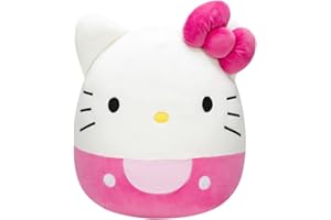 Squishmallows JWHK-12KP - Pinke Hello Kitty 30 cm, offizielles Jazwares Plüsch, superweiches Kuscheltier