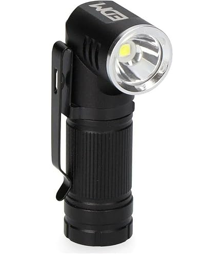 Linterna LED COB XL Con Cabezal Giratorio - Doble Función, Base Magnética Y Gancho