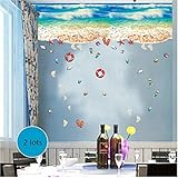 1. Material: pvc. Se puede pegar a cualquier superficie lisa: paredes, muebles, azulejos, espejos y ventanas. Fácil de aplicar, eliminar y reutilizar sin dejar ningún daño o residuo. Convierta cualquier habitación en un paisaje espectacular con un telón de fondo natural fantástico y auténtico.
