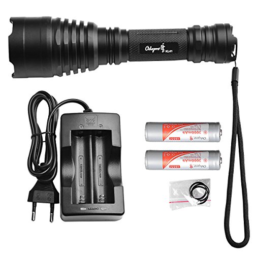 Odepro Rot Licht Jagd Taschenlampe IP68 wasserdicht Mit 3000mAh Akku Für die Jagd - 7