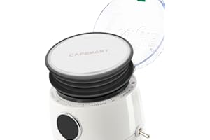 CAFEMASY Amoladora de café con forma de grano Hopper Bellow Lid Espresso Grinder Cleaning Tools Air Blower Compatible con Niche Zero Rancilio Rocky Coffee Grinder