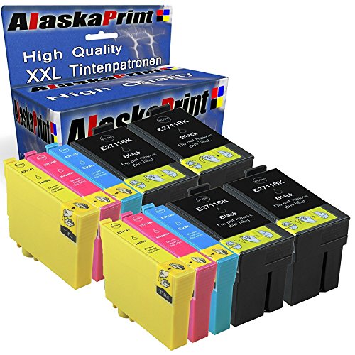 10er Set Kompatibel Epson T27XL 27XL T 27 xl T2711 T2712 T2713 T2714 T2701 T2702 T2703 T2704 T2791 Schwarz Black BK Cyan Magenta Gelb Tintenpatronen Druckerpatronen kompatibel zu epson workforce wf-3620dwf 3640 7610 7620 7110 WF-3620DWF WF-3640DTWF