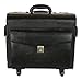 C Comfort Leather 37 Liters Black Pilot Trolley Bag (EL522_BL) RS.16250.00