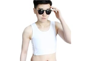 BaronHong Kolorowy dwuwarstwowy siatkowy segregator na klatkę piersiową dla lesbijek Tomboy Trans